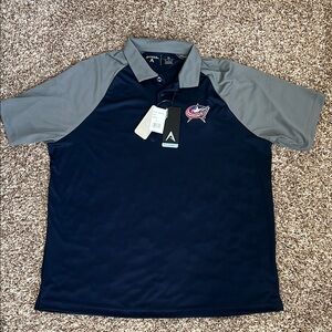 Columbus Blue Jackets (NHL) Polo shirt size Men’s XL. Brand new! Never worn.